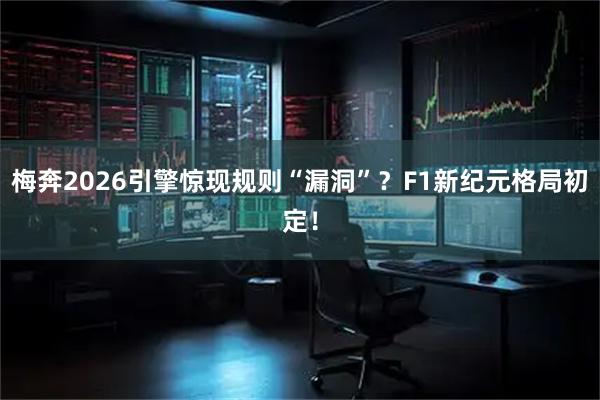 梅奔2026引擎惊现规则“漏洞”？F1新纪元格局初定！
